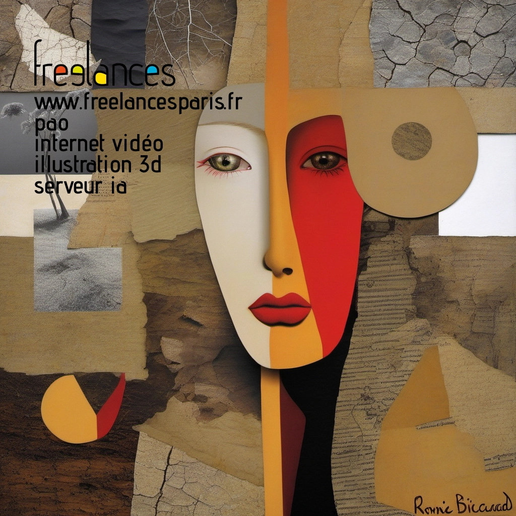 Pao mise en page internet vidéo illustration 3d serveur IA générative AI freelance paris studio de création magazines 49umytp0